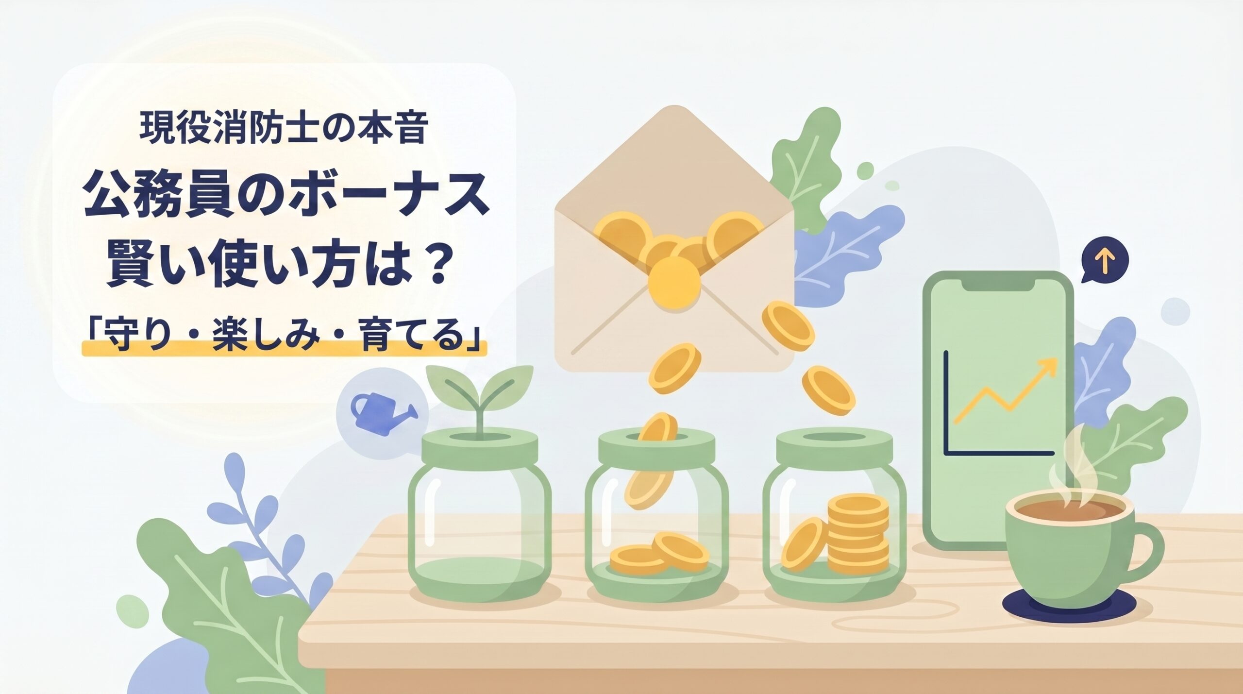 【現役消防士の本音】公務員のボーナス、賢い使い方は？私はこう使っています
